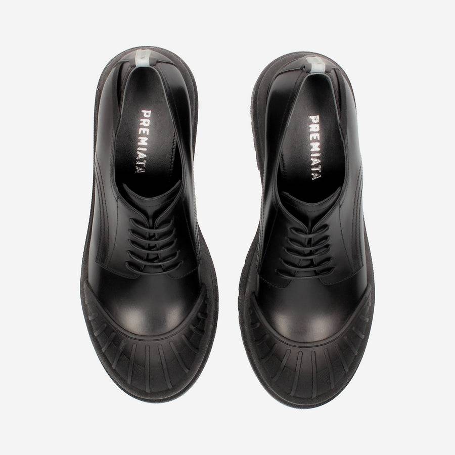 Premiata Scarpe stringate M6565A in pelle spazzolata Spedizione Gratuita
