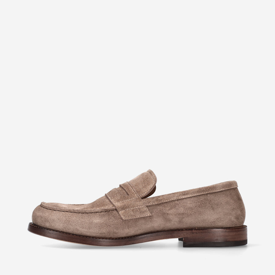 Premiata Mocassini 32050O in suede In Vendita