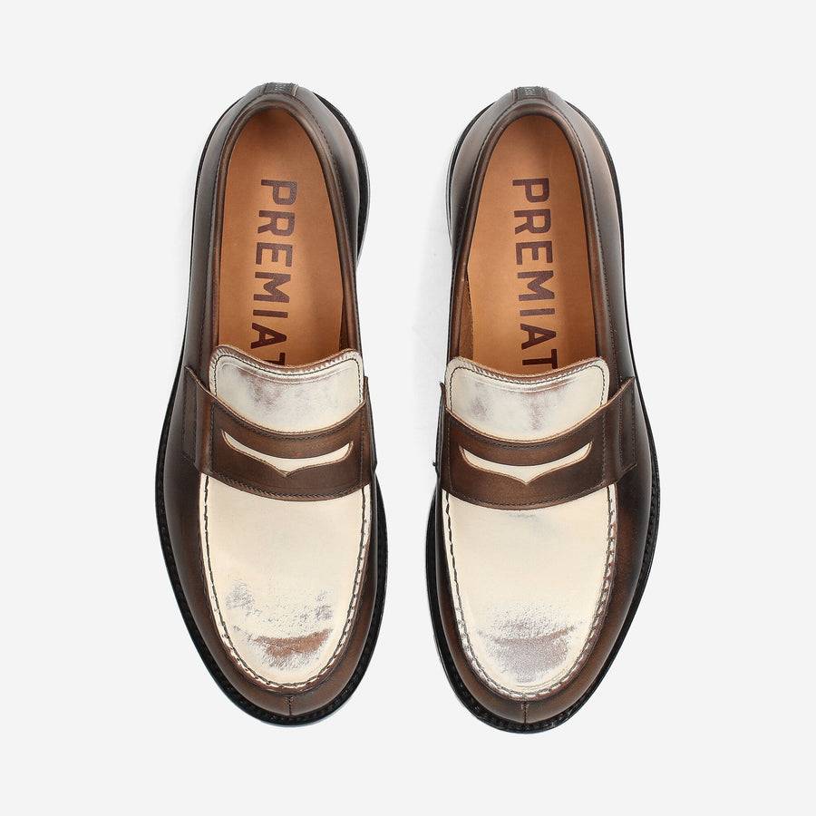 Premiata Mocassini Art in vitello 32050I Saldi