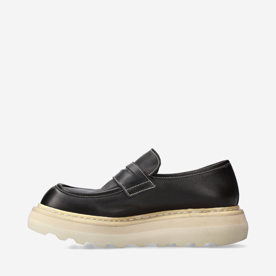 Premiata Mocassini Over Cal 32161B in vitello Vendita Economica
