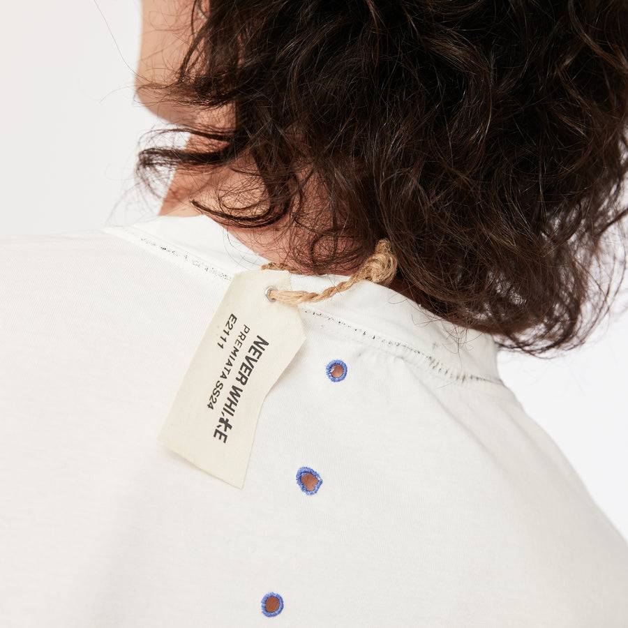 Premiata T-shirt PR364203 Never White in cotone Saldi Di Fabbrica