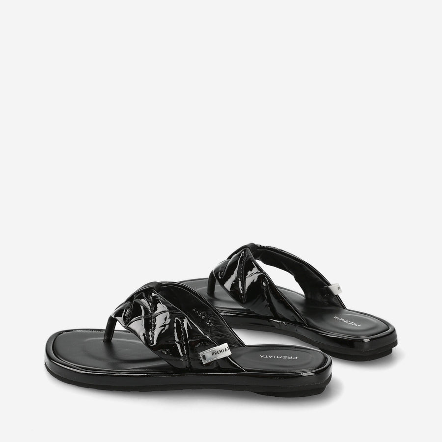 Premiata Sandali infradito M6654B in nappa imbottita Offerte