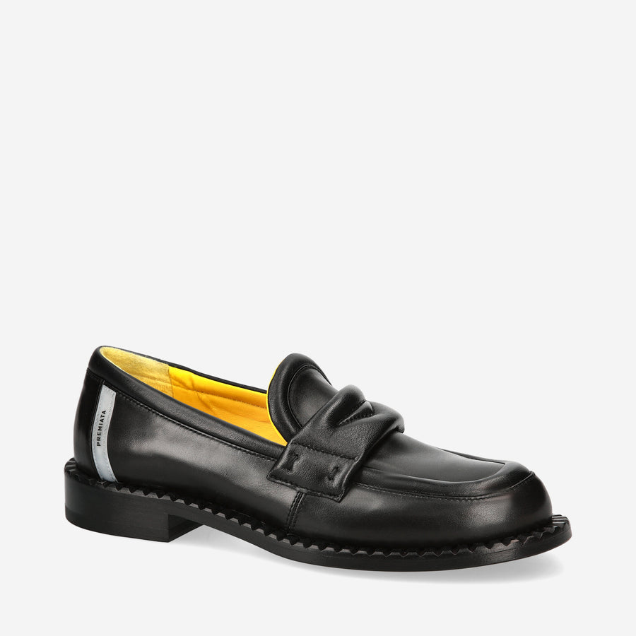 Premiata Mocassini Deb M6667B in nappa Italia