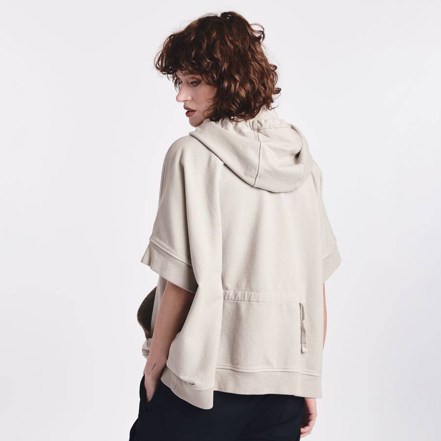 Premiata Poncho con cappuccio PR354705 Affare Del Giorno