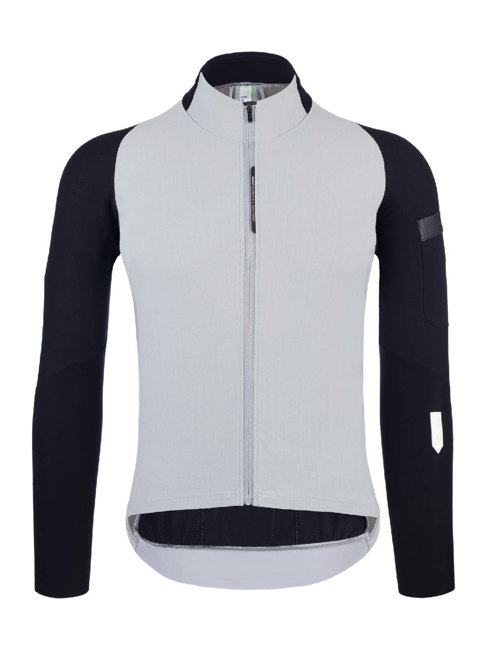 Q36.5 Hybrid Que Maglia Maniche Lunghe Grigio Ghiaccio Nuovo
