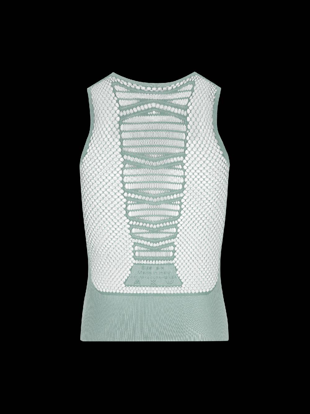 Q36.5 Intimo 0 Mesh Senza Maniche Verde Oliva In Vendita