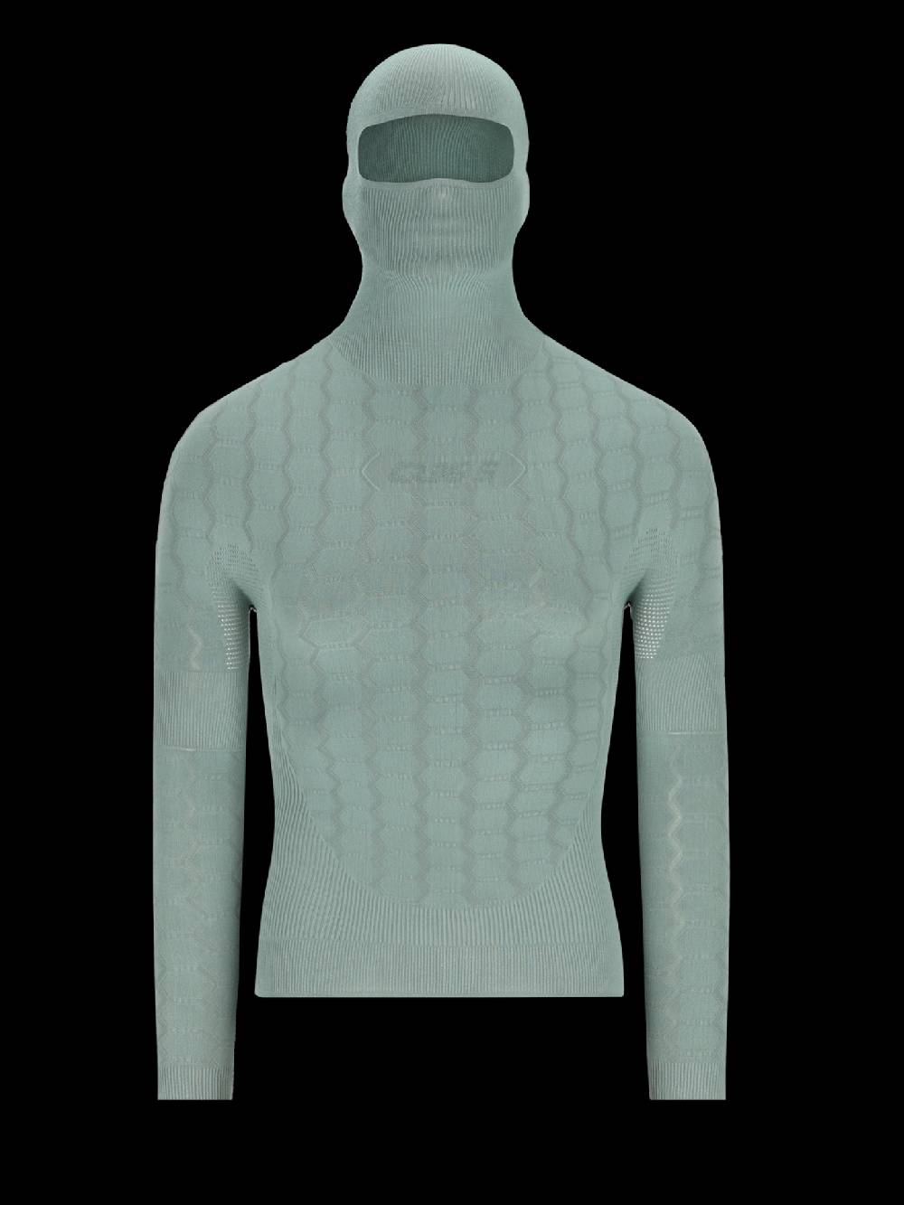 Q36.5 Intimo 5 Plus Maniche Lunghe Con Cappuccio Verde Oliva Outlet