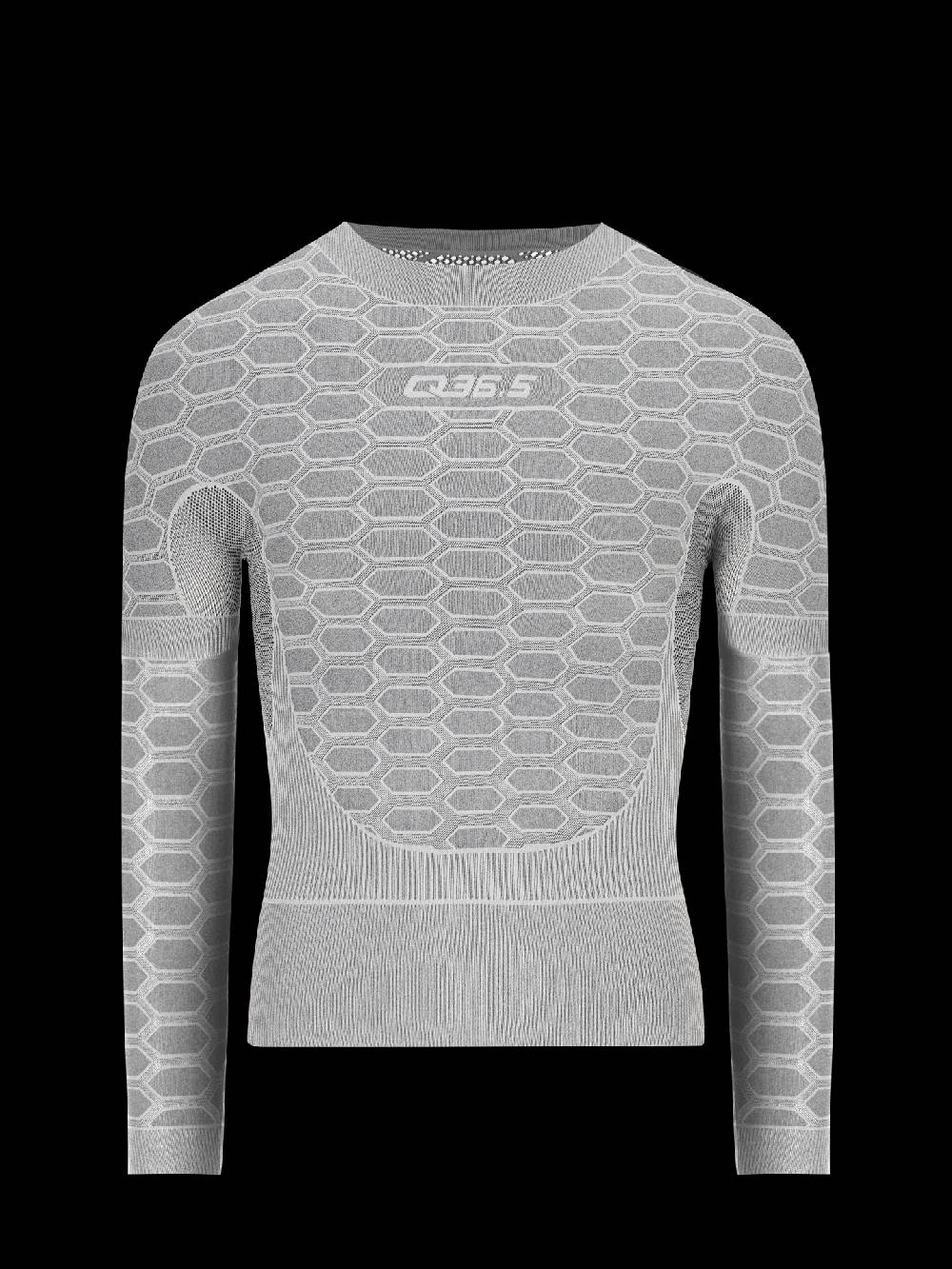 Q36.5 Intimo 3 Maniche Lunghe Grigio Ghiaccio Nuova