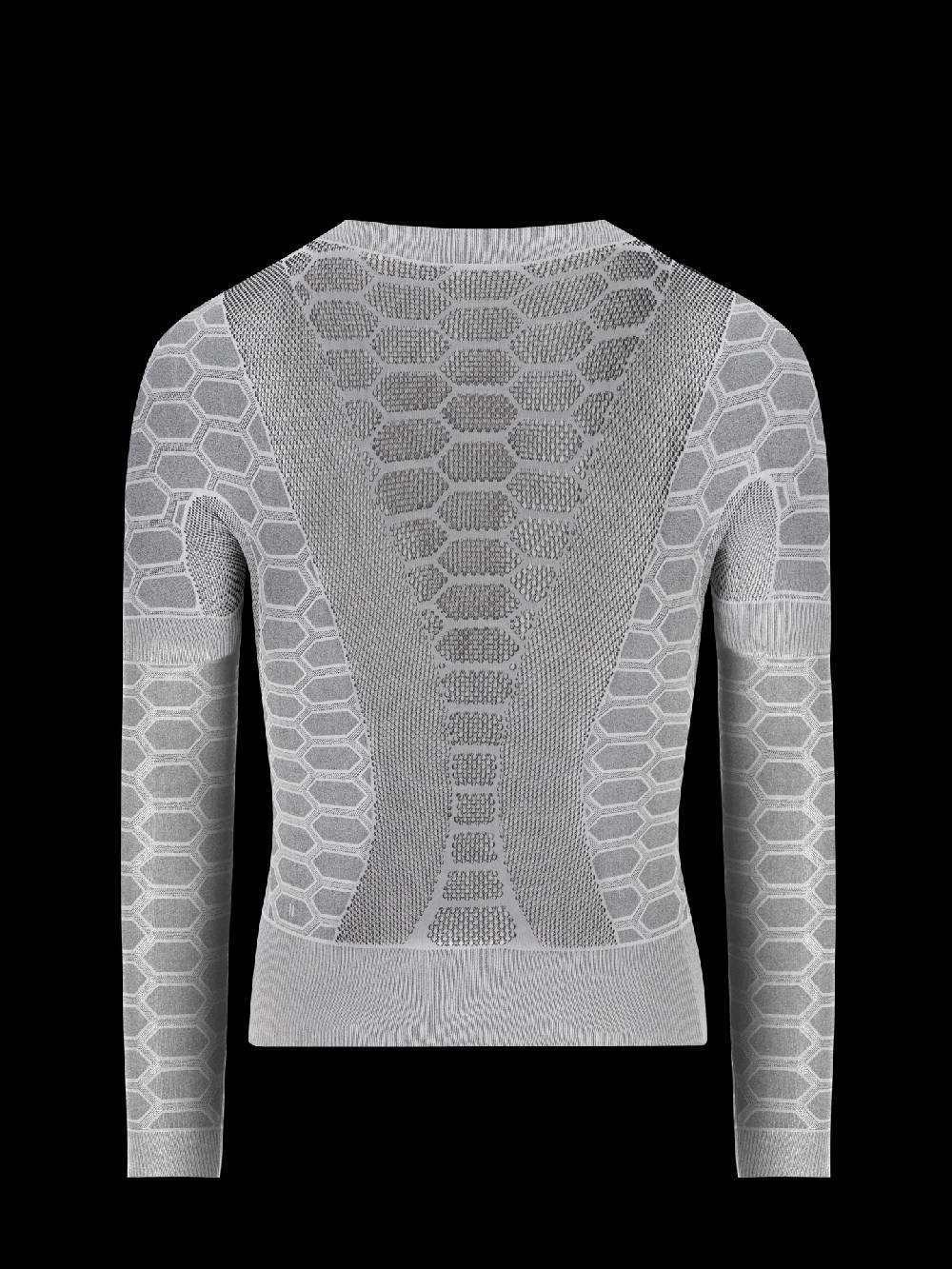 Q36.5 Intimo 3 Maniche Lunghe Grigio Ghiaccio Nuova