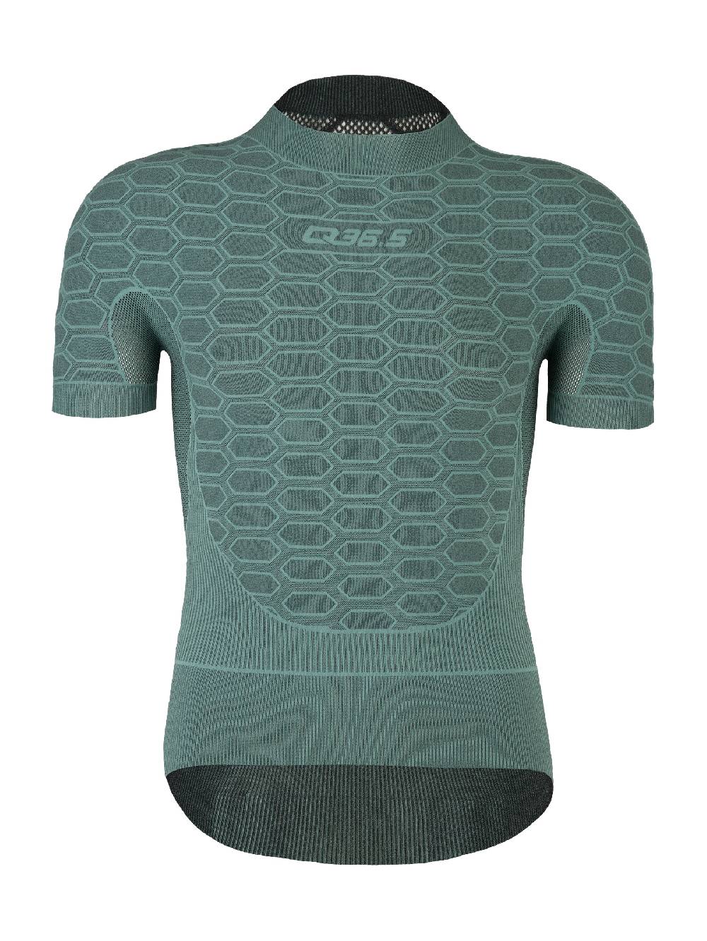 Q36.5 Intimo 2 Maniche Corte Verde Oliva Vendite Flash