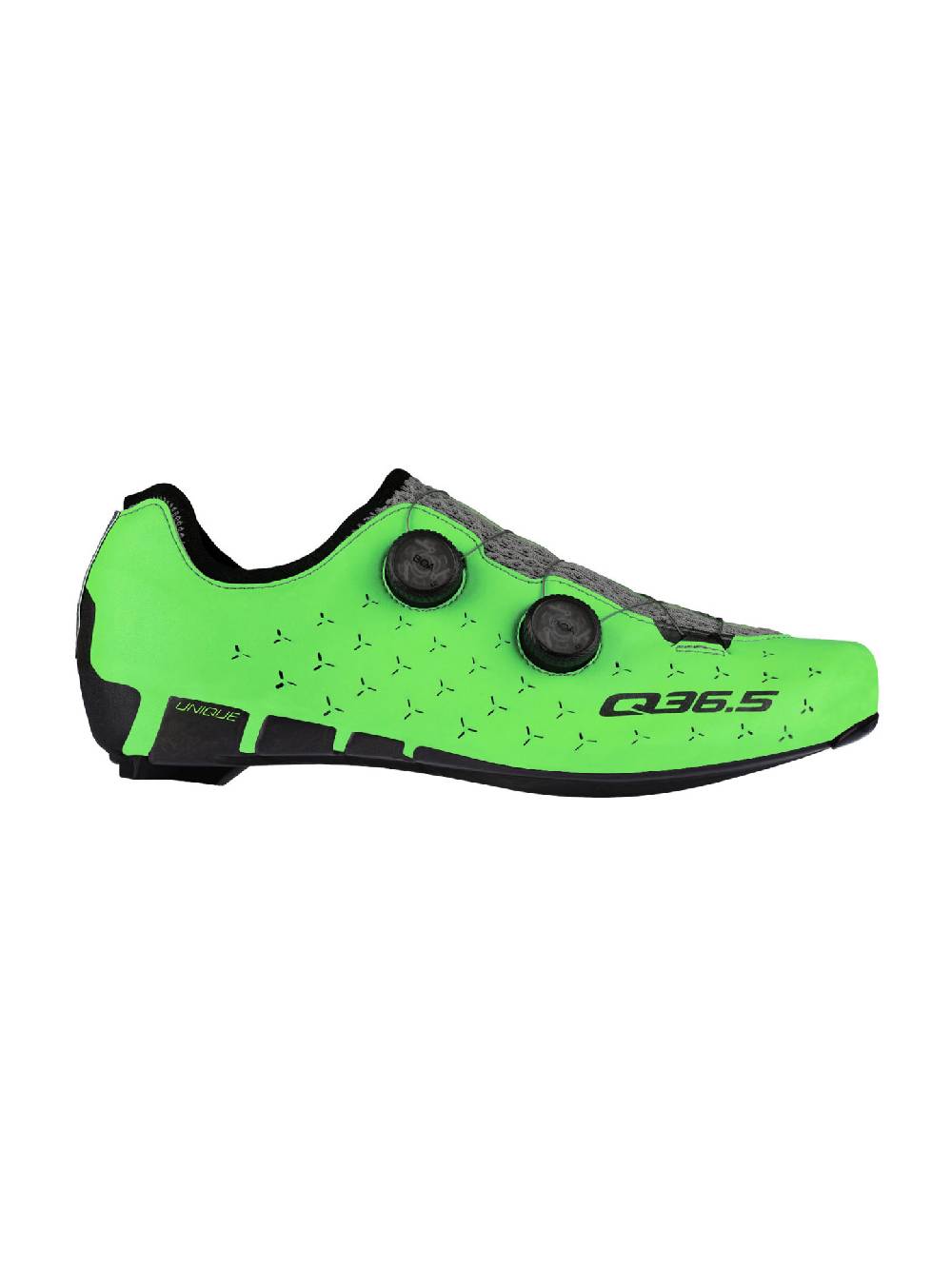 Q36.5 Unique Scarpe Strada Verde Fluo Negozio