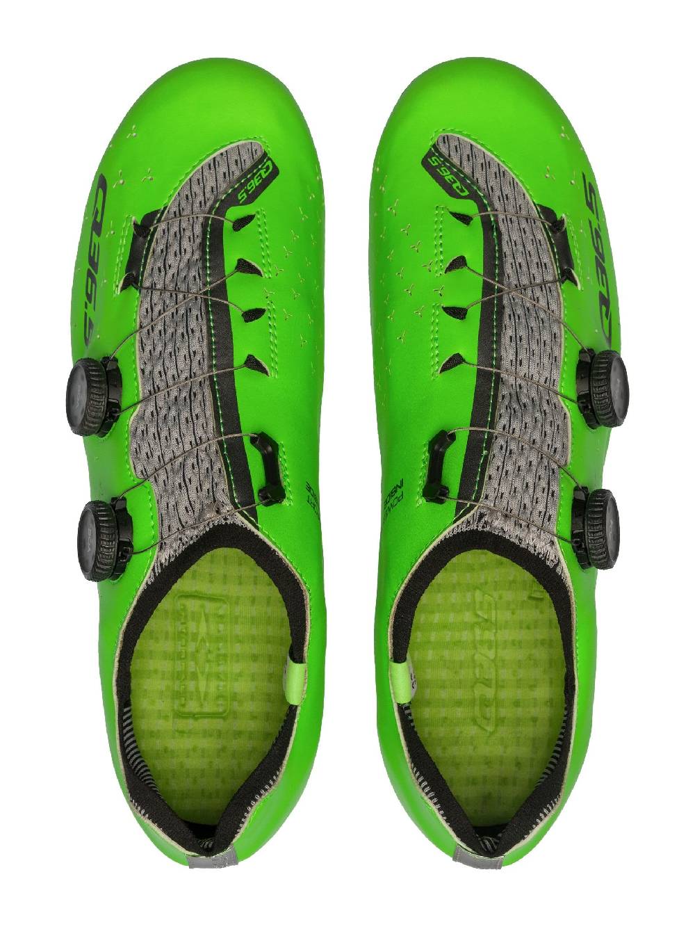 Q36.5 Unique Scarpe Strada Verde Fluo Negozio