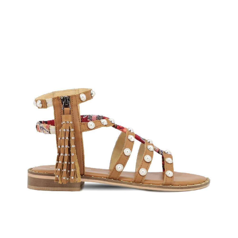 Queen Helena Sandali gladiator - IFL20/S-36 - vera pelle Outlet