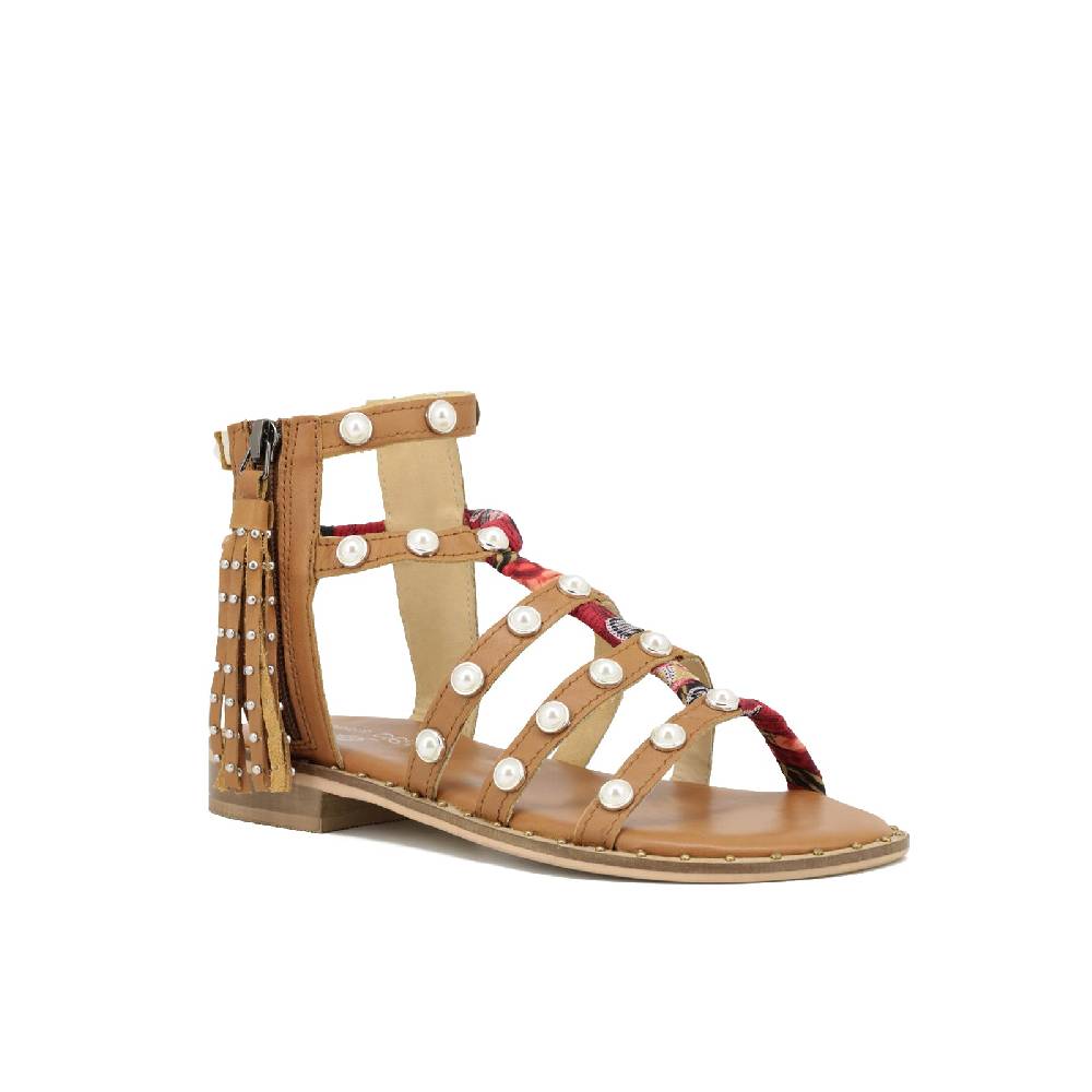 Queen Helena Sandali gladiator - IFL20/S-36 - vera pelle Outlet