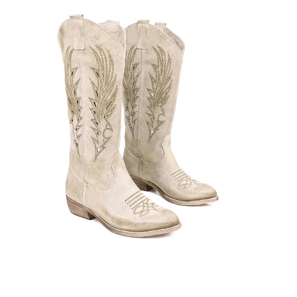 Queen Helena Stivali texani - TEX 108 - vera pelle In Vendita
