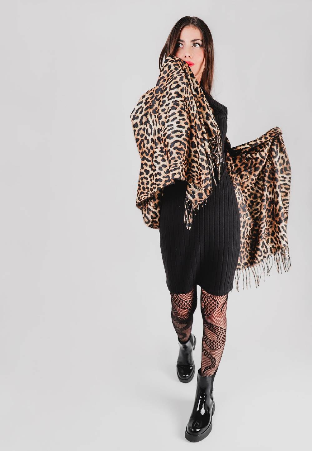 Queen Helena Sciarpa leopardata - SC02 50% di sconto con spedizione gratuita