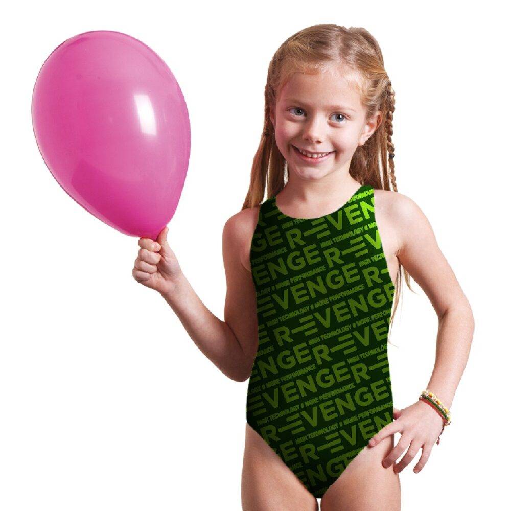 R Evenge Costume Classico Intero Revenge Nero Verde Acido Italy