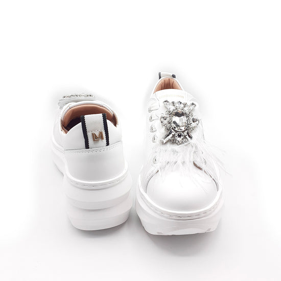 ﻿Lorenzo Mari Sneakers Veronica white Vendita Economica