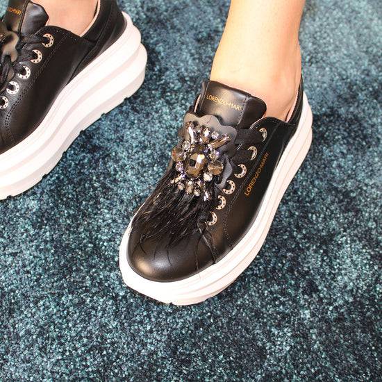 Lorenzo Mari Sneakers Veronica Black Negozio