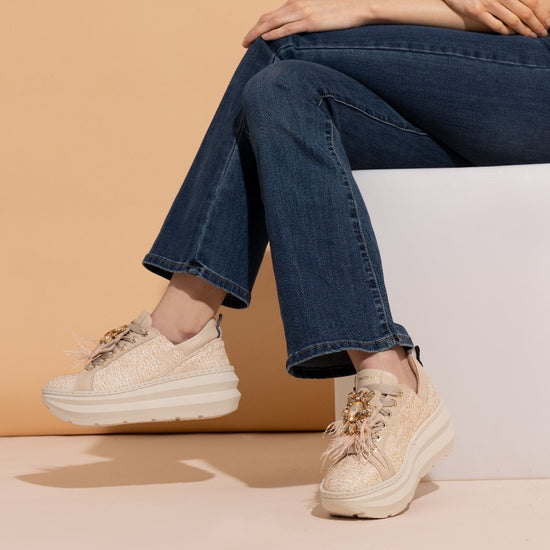 Lorenzo Mari Sneakers NEW Veronica Rafia Italia