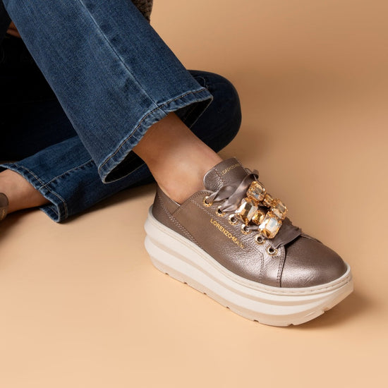 Lorenzo Mari Sneakers Ariel nocciola Vendita