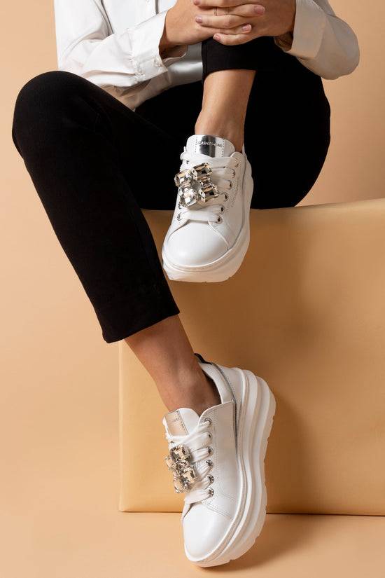Lorenzo Mari Sneakers Tiana white Spedizione Gratuita