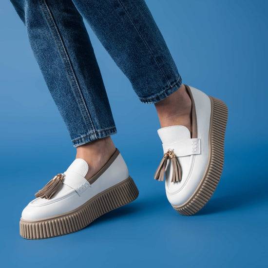 Lorenzo Mari Mocassino Sally Off white Offerta