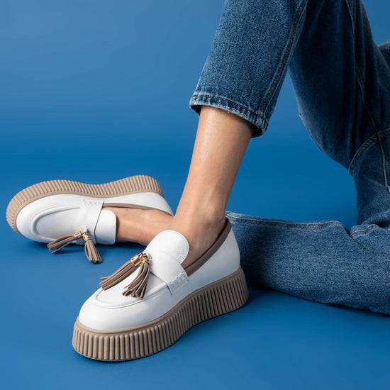 Lorenzo Mari Mocassino Sally Off white Offerta