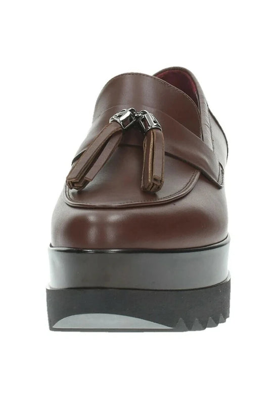 Lorenzo Mari Mocassino Clea 5 Castano con nappine Moda