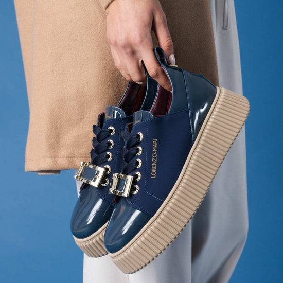 Lorenzo Mari Sneakers Sally 12 Blu Convenienza