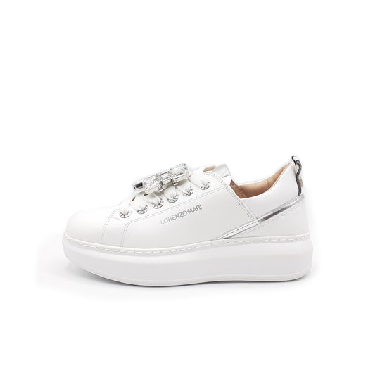 Lorenzo Mari Sneaker Jasmine Bianca I Più Venduti