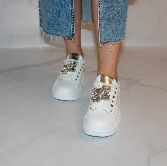 Lorenzo Mari Sneaker Jasmine Bianca I Più Venduti