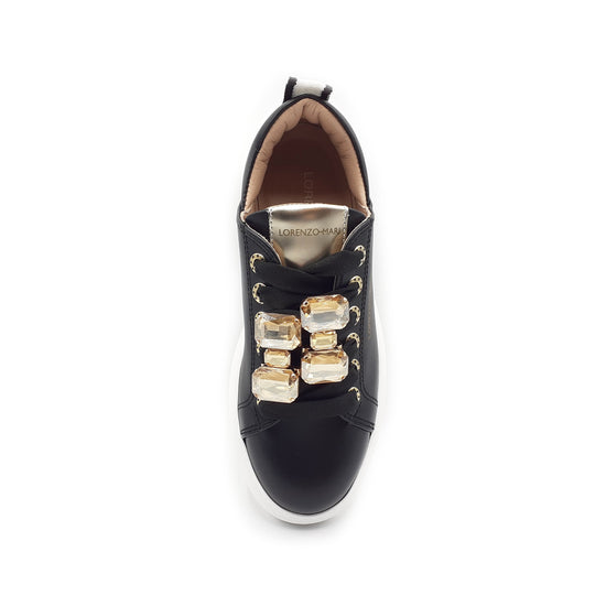 Lorenzo Mari Sneaker Jasmine Black In Saldo
