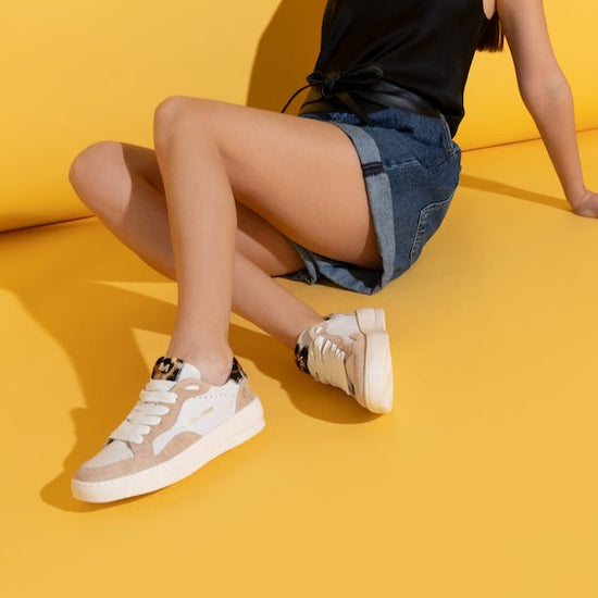 Lorenzo Mari Sneakers Ava latte Qualità