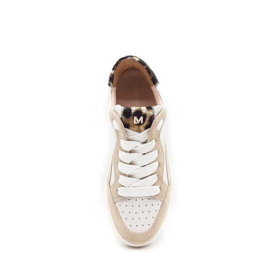Lorenzo Mari Sneakers Ava latte Qualità