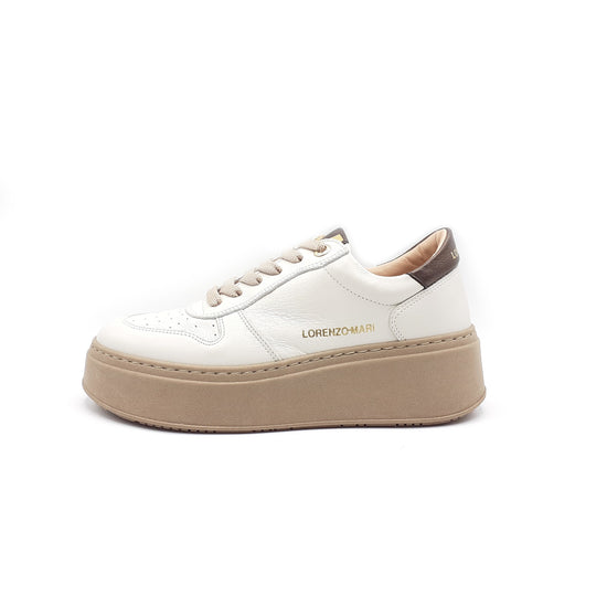 Lorenzo Mari Sneakers Matilde Latte Spedizione Gratuita