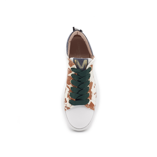 Lorenzo Mari Sneaker JOY Mucca bianco/cuoio Shopping Online