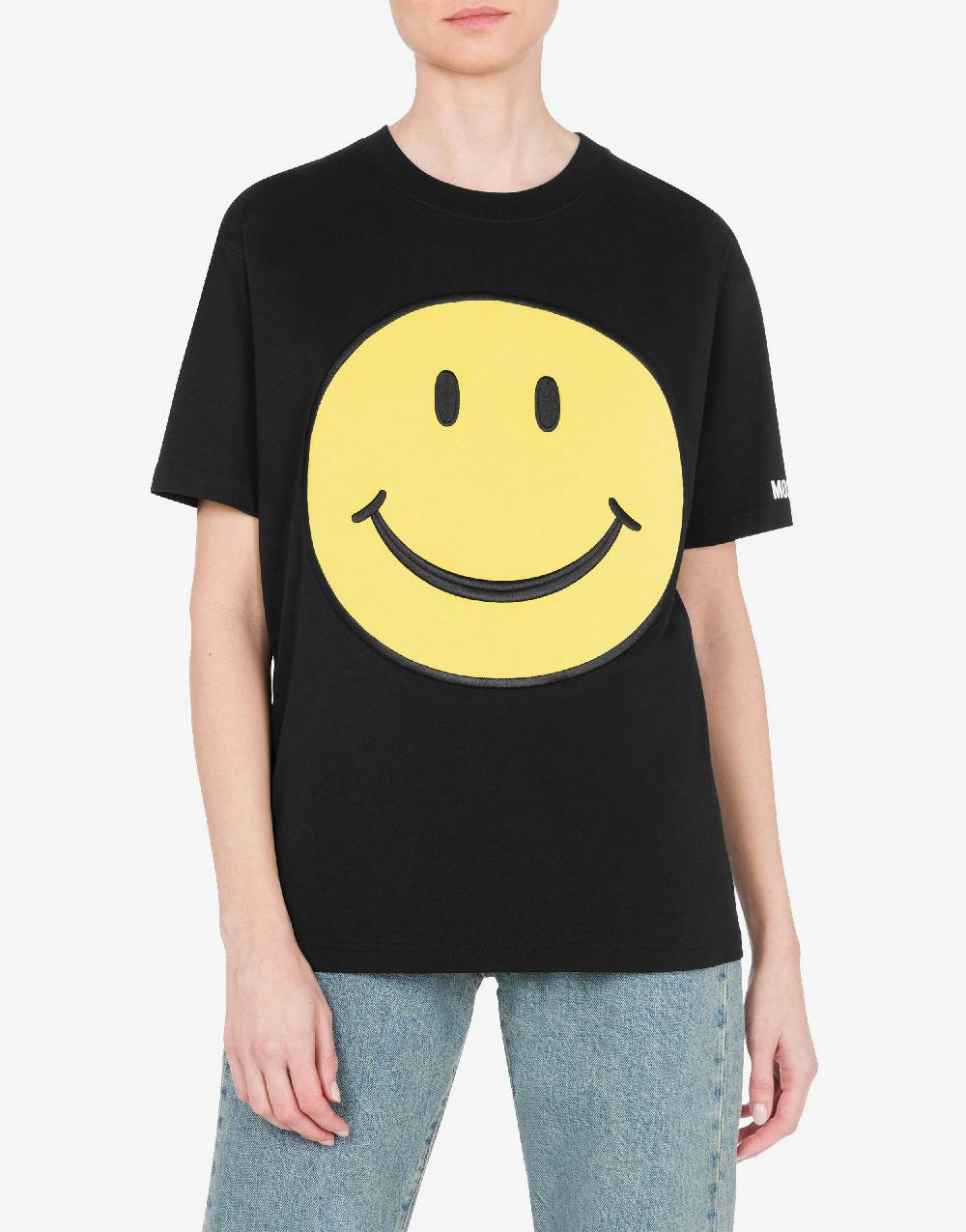 Love Moschino T-shirt in jersey organico Smiley® I Più Venduti
