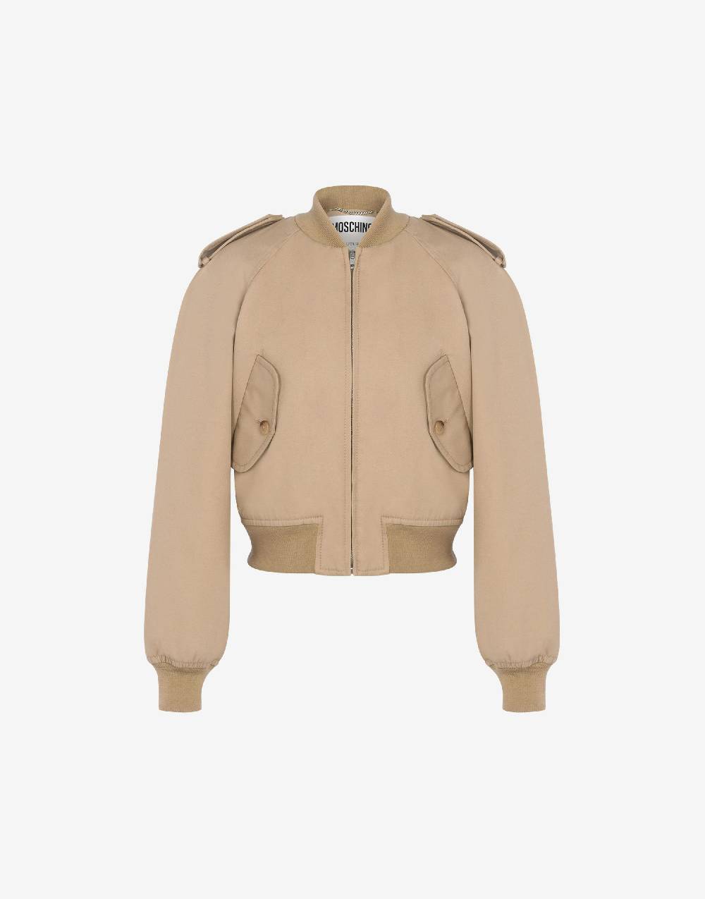 Love Moschino Bomber in gabardina 100% Shrunk In Saldo