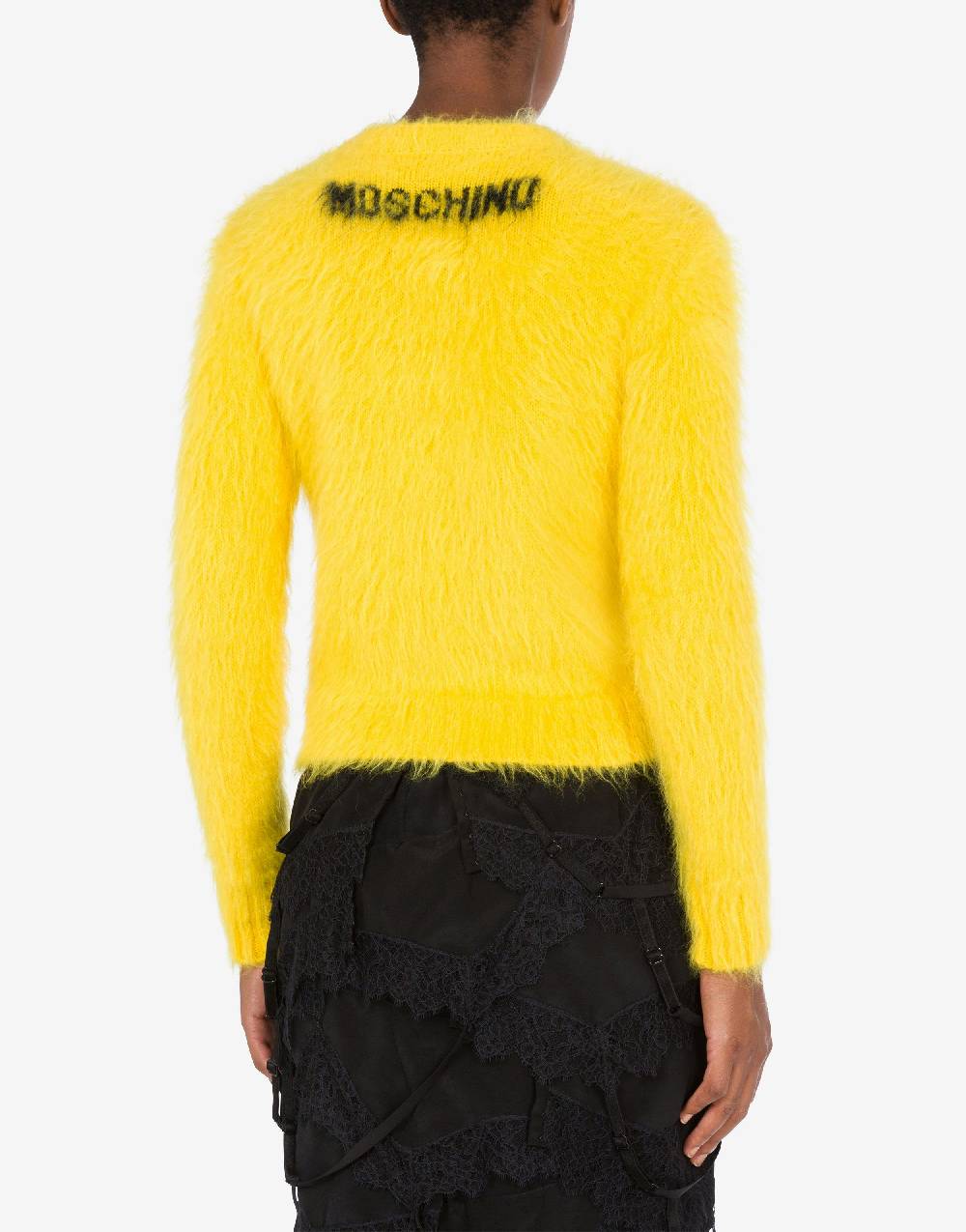Love Moschino Pullover in mohair garzato Smiley Moda