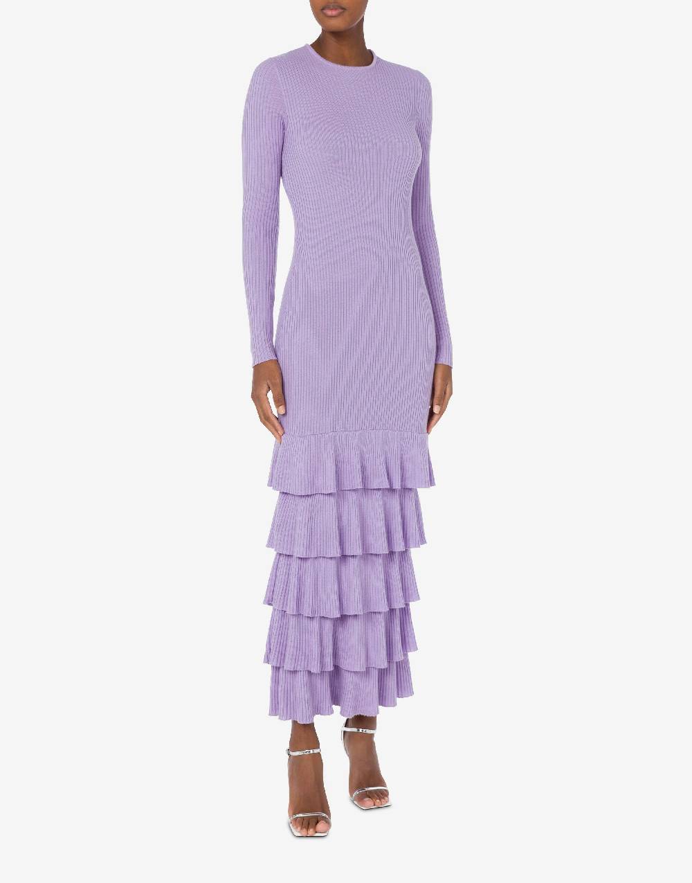 Love Moschino Abito in lana con ruches 2025