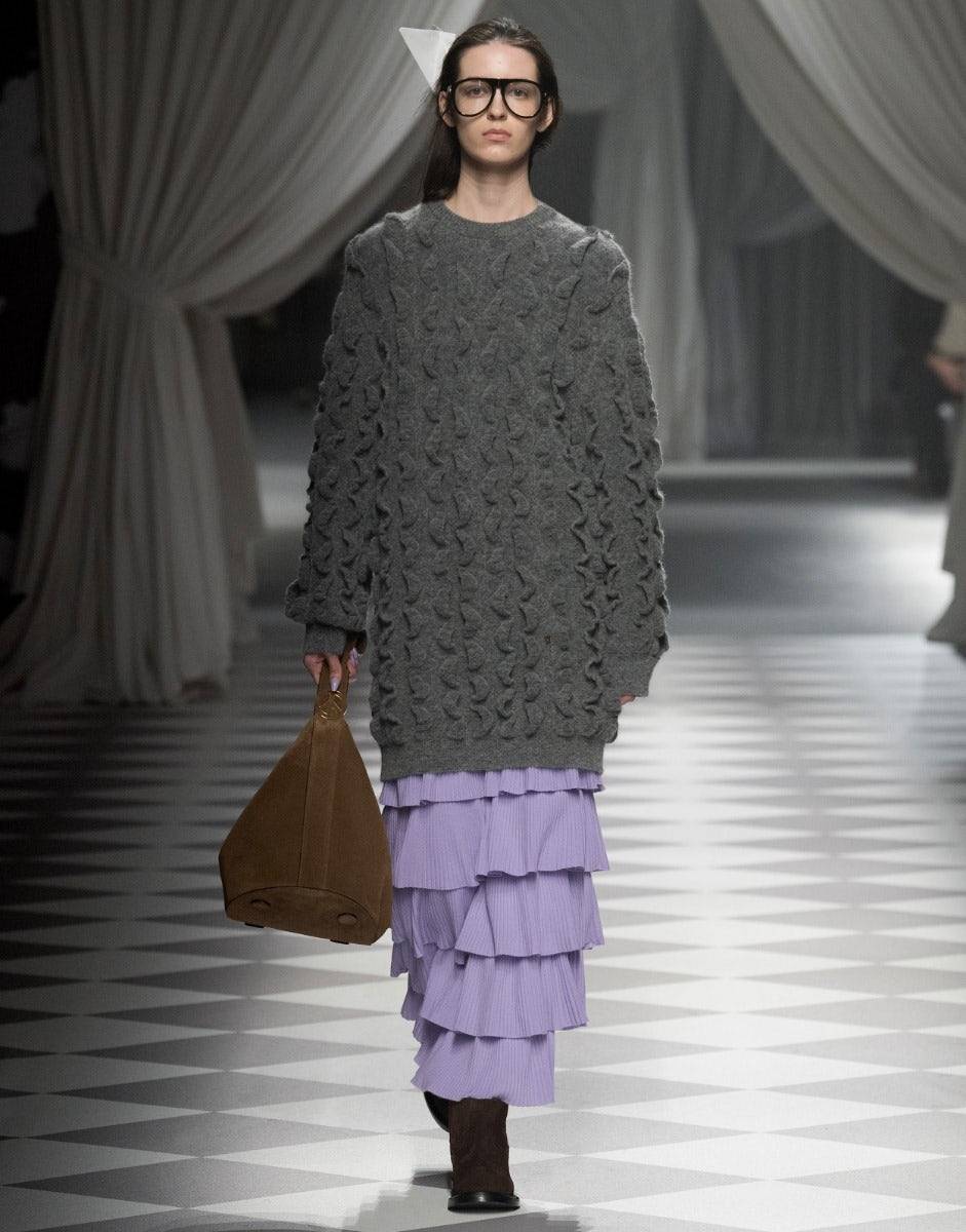 Love Moschino Abito in lana con ruches 2025