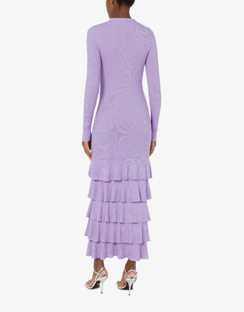 Love Moschino Abito in lana con ruches 2025