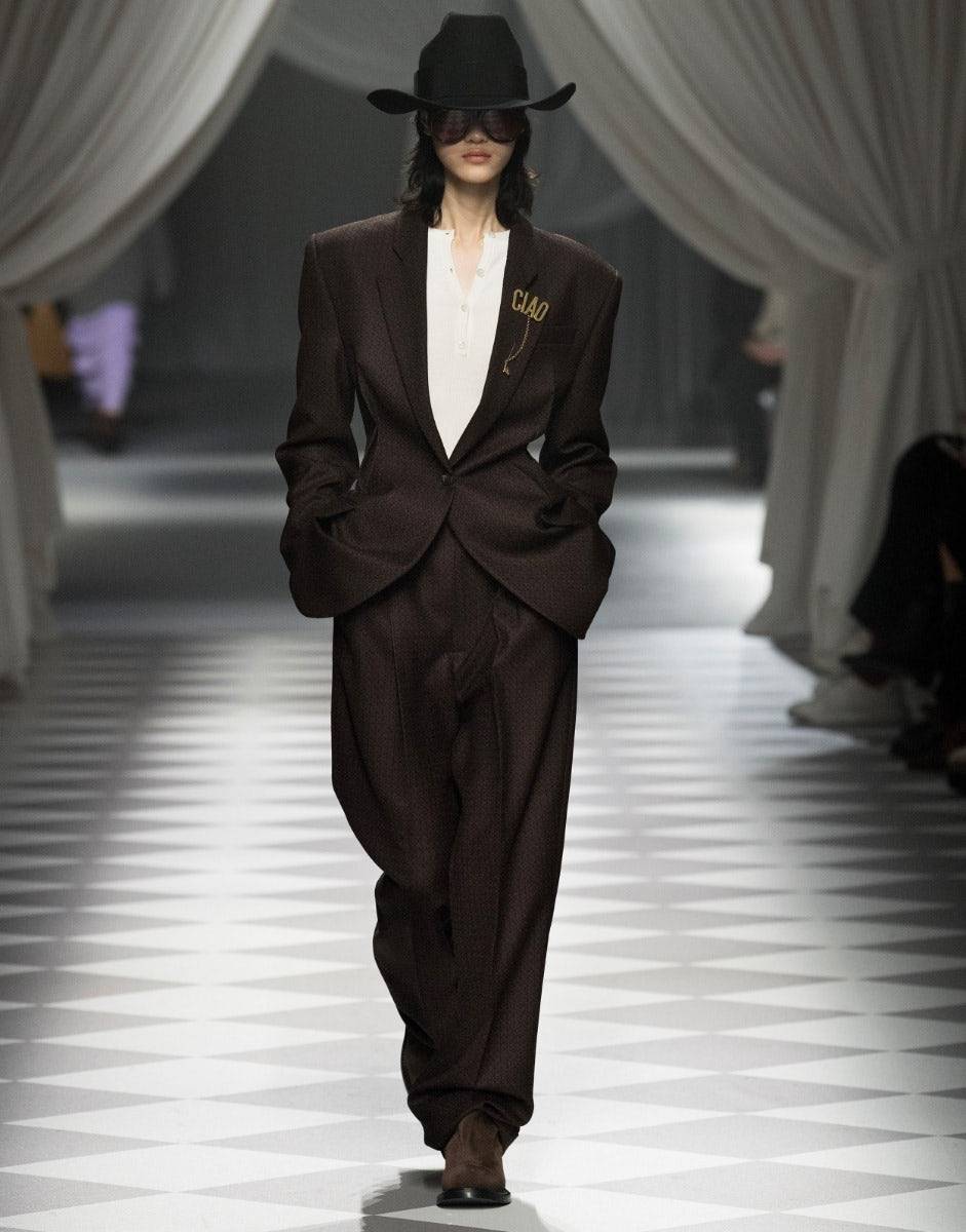 Love Moschino Giacca in lana jacquard Peace Italia