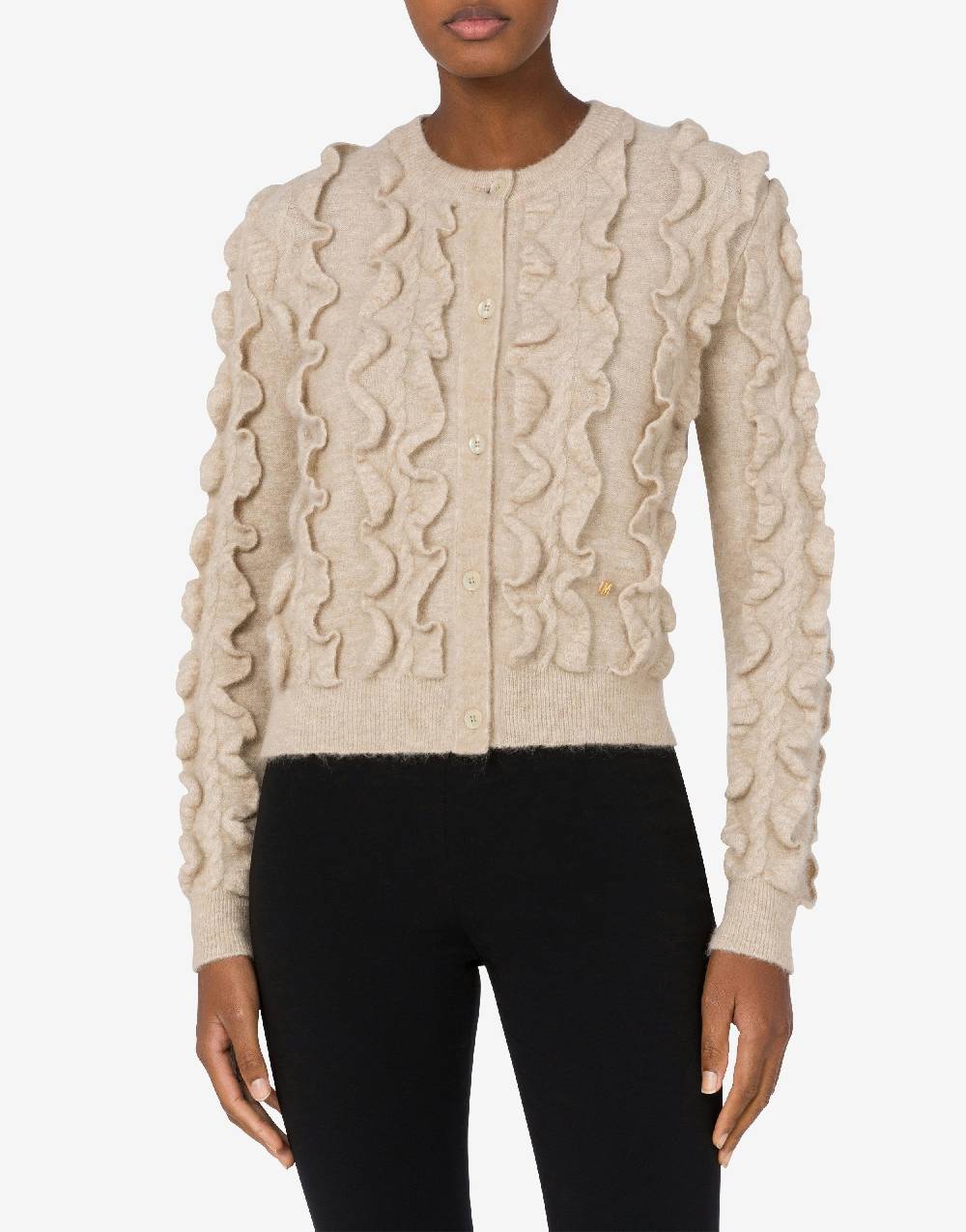 Love Moschino Pullover in mohair stretch Golden M In Linea