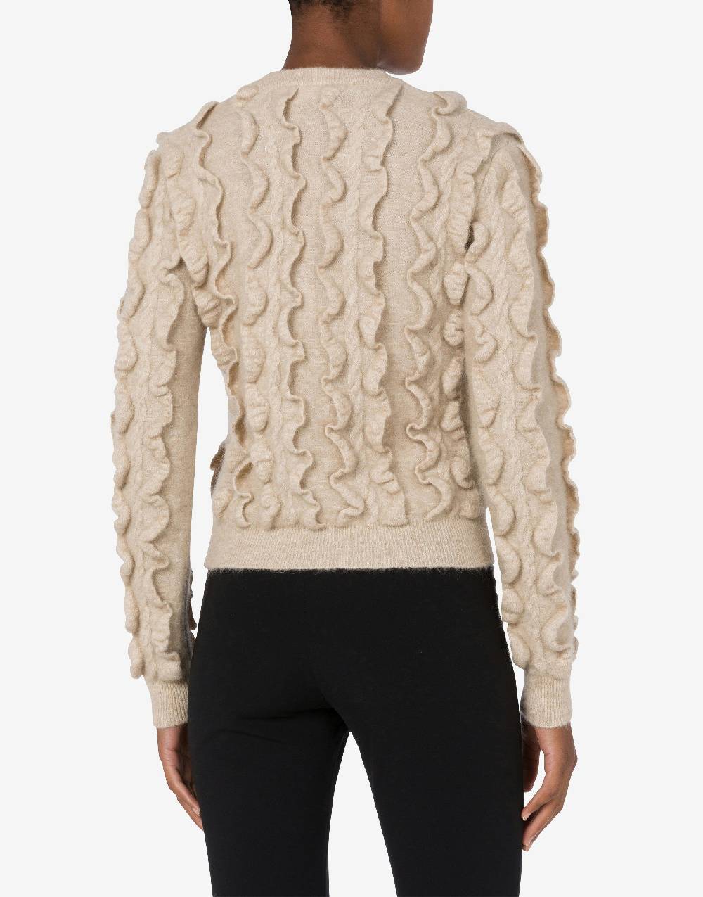 Love Moschino Pullover in mohair stretch Golden M In Linea