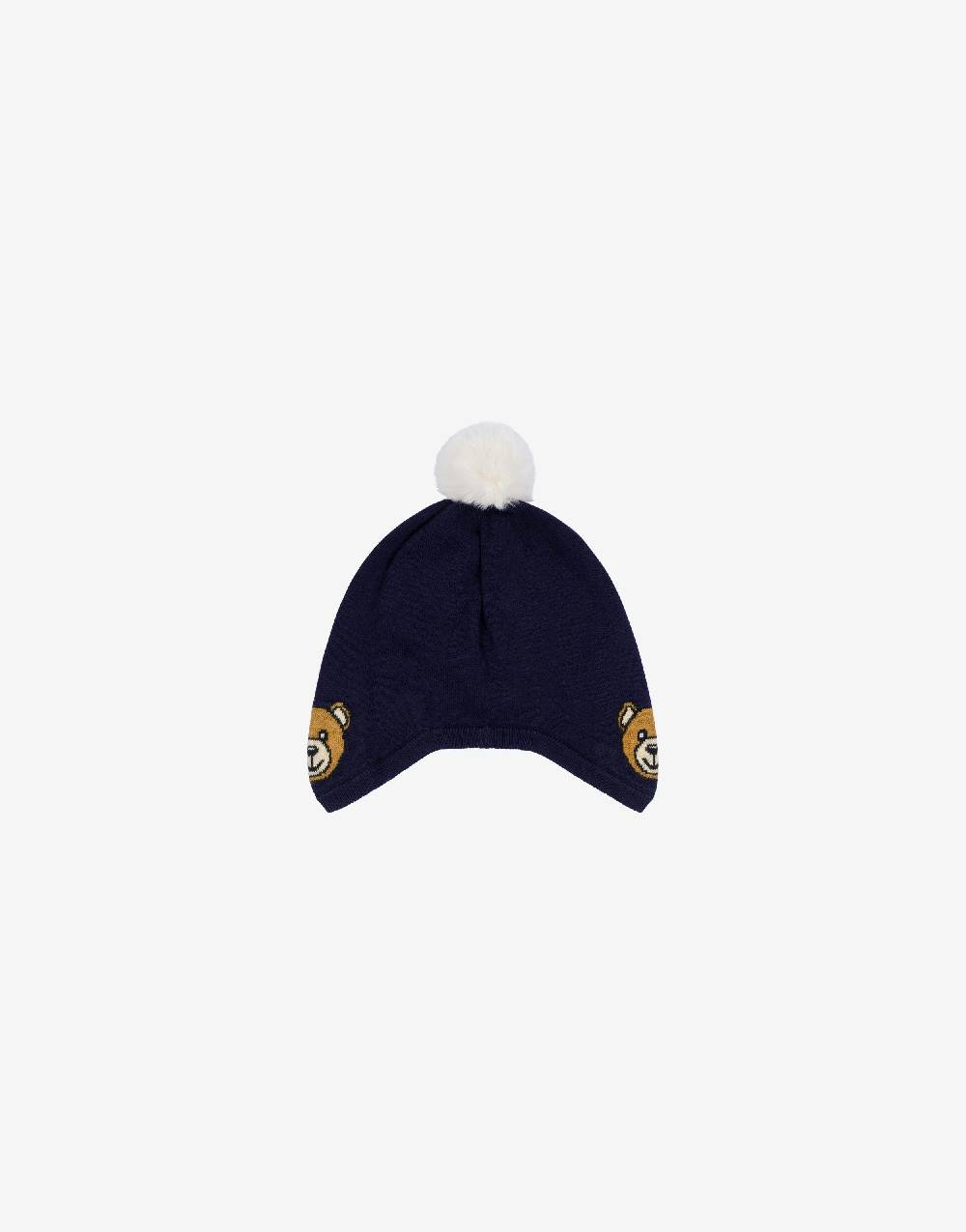 Love Moschino Cappello in maglia Moschino Teddy Bear Shopping Online