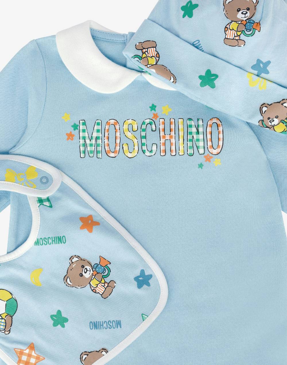 Love Moschino Set tutina, cappello e bavaglino Baby Teddy Bear Affare Del Giorno