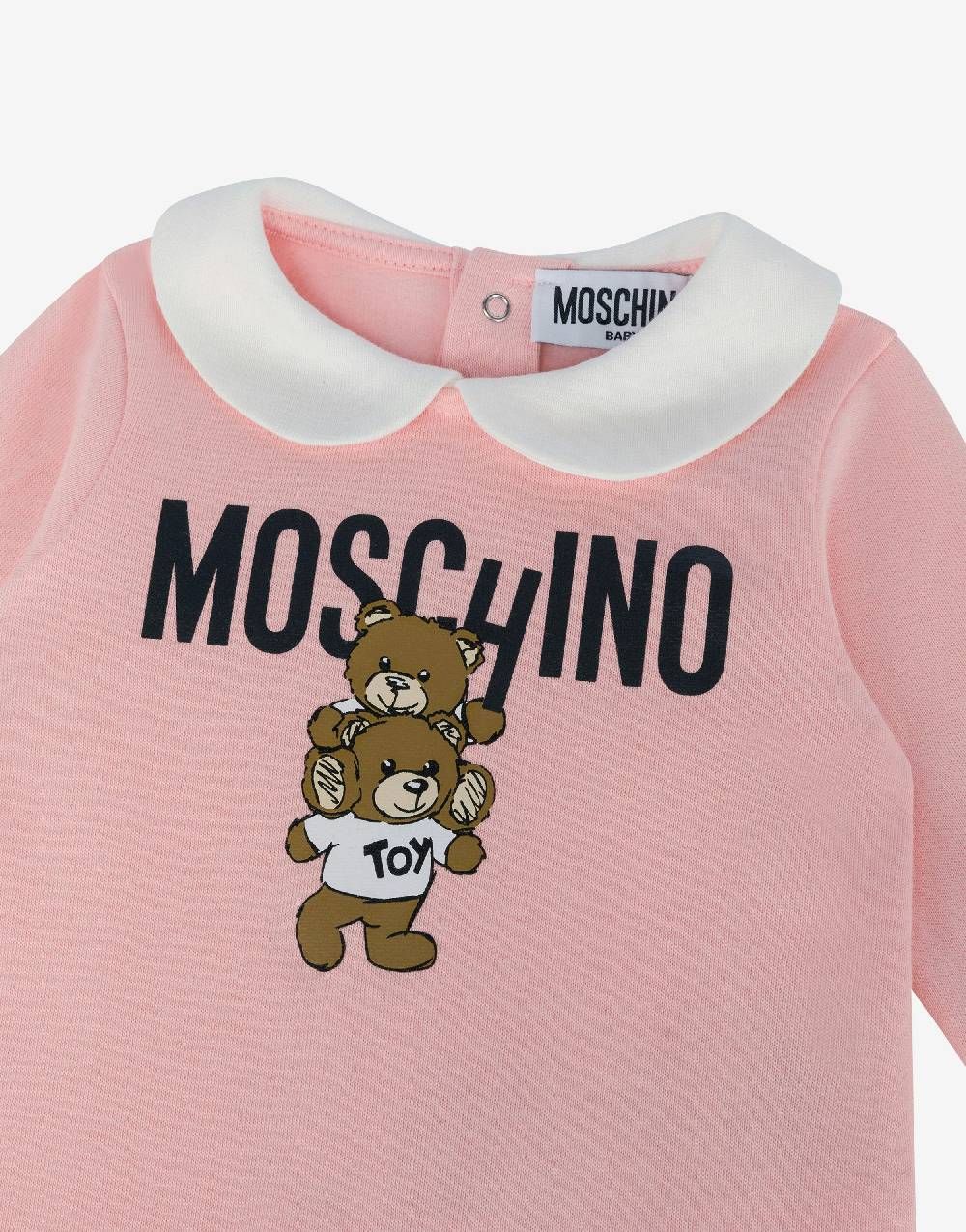 Love Moschino Tutina in felpa Teddy Logo Novità