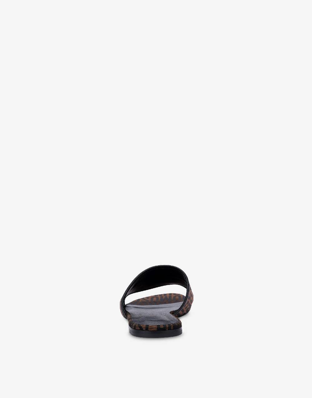Love Moschino Sandali flat in nylon Allover Logo Promozione